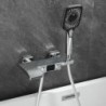 Miscelatore per bagno con rubinetto per vasca a cascata e doccetta