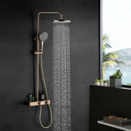 Set doccia da bagno in oro...
