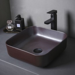 Lavandino in ceramica color...