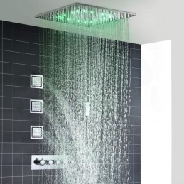 Set doccia termostatico LED...