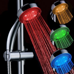 Soffione doccia a LED con...