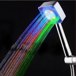 Soffione doccia a LED con...