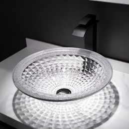 Moderno lavabo in vetro...